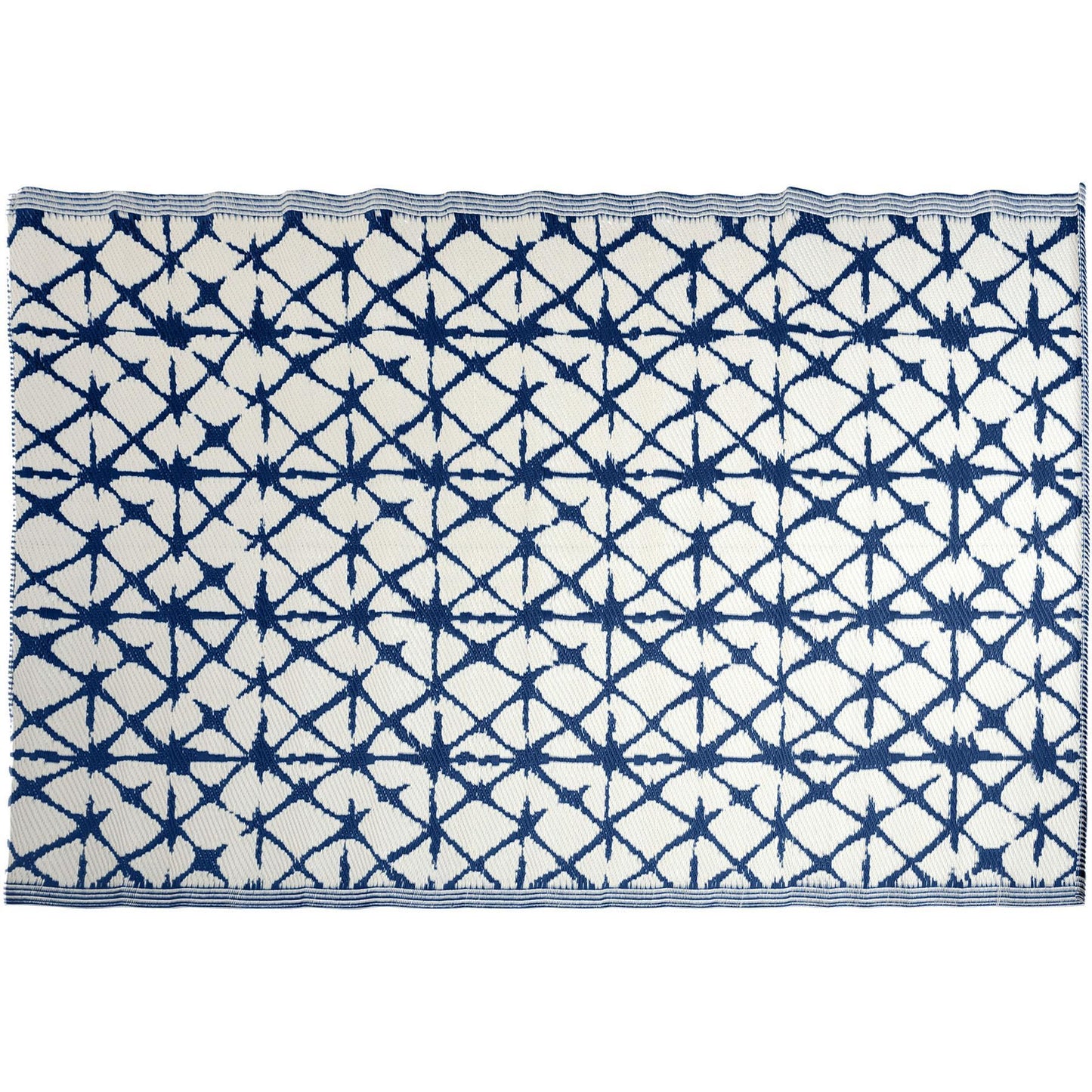 Outdoor Camping Picnic Rug 120x180cm Triangle Design Blue