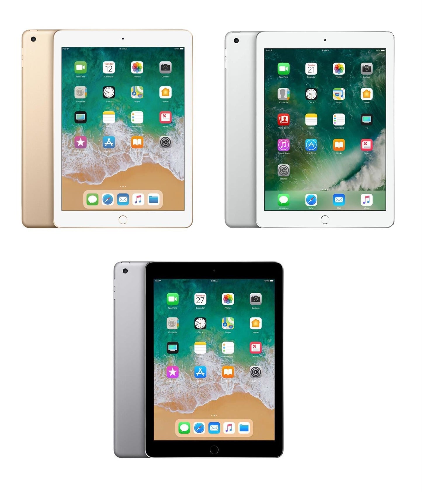 Apple iPad 9.7 5th Gen Wi-Fi + 4G Tablet Unlocked 32-128GB