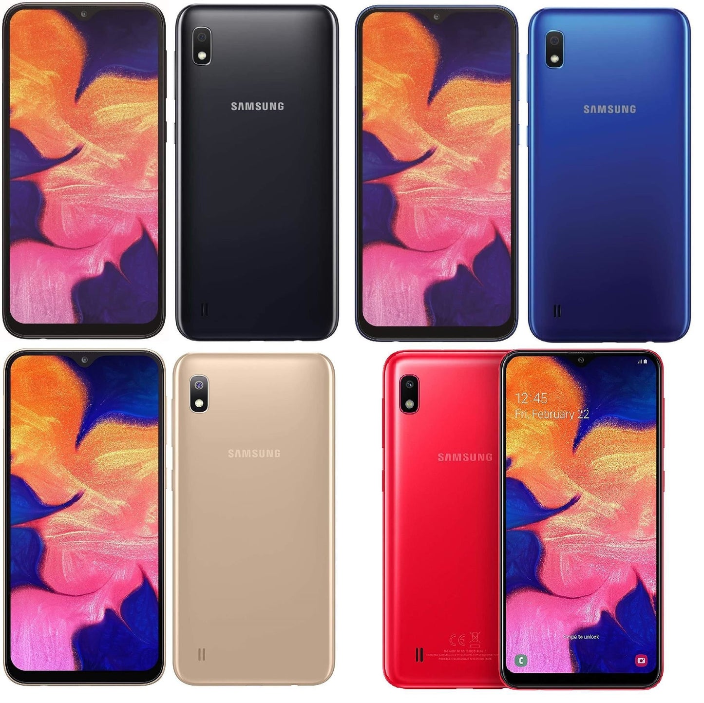 Samsung Galaxy A10 4G Smartphone Unlocked 6.2" Android 32GB