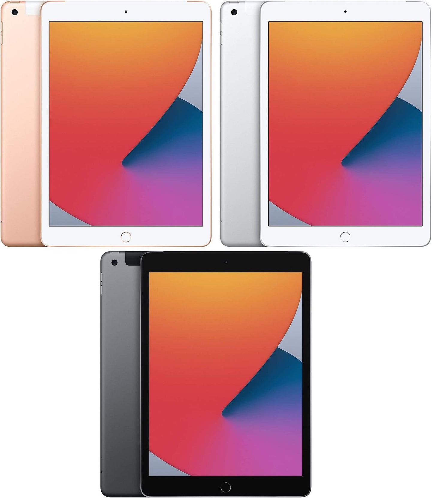 Apple iPad 10.2 8th Gen Wi-Fi + 4G Tablet Unlocked 32-128GB