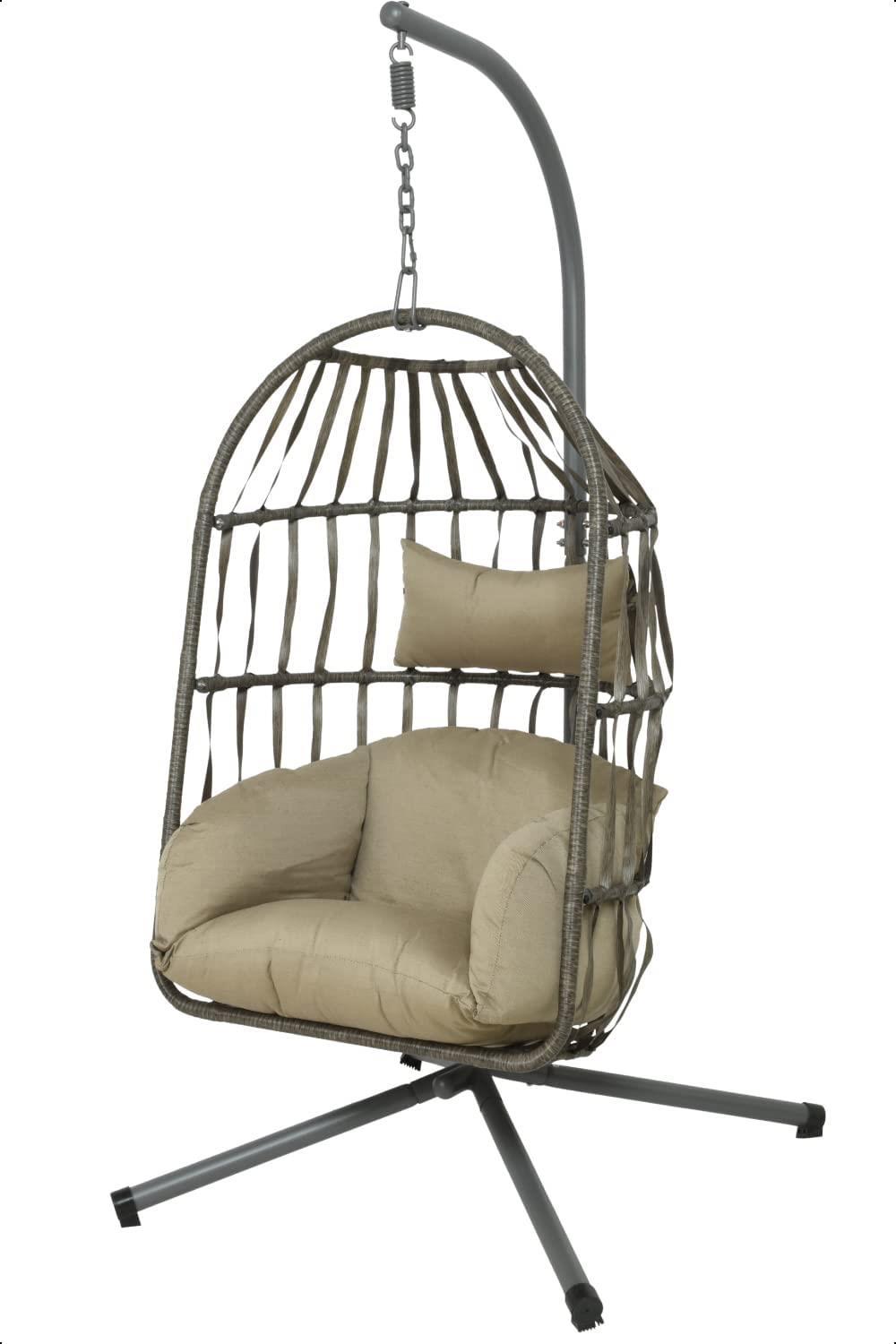 Swinging Egg Chair Outdoor Garden Patio Furniture