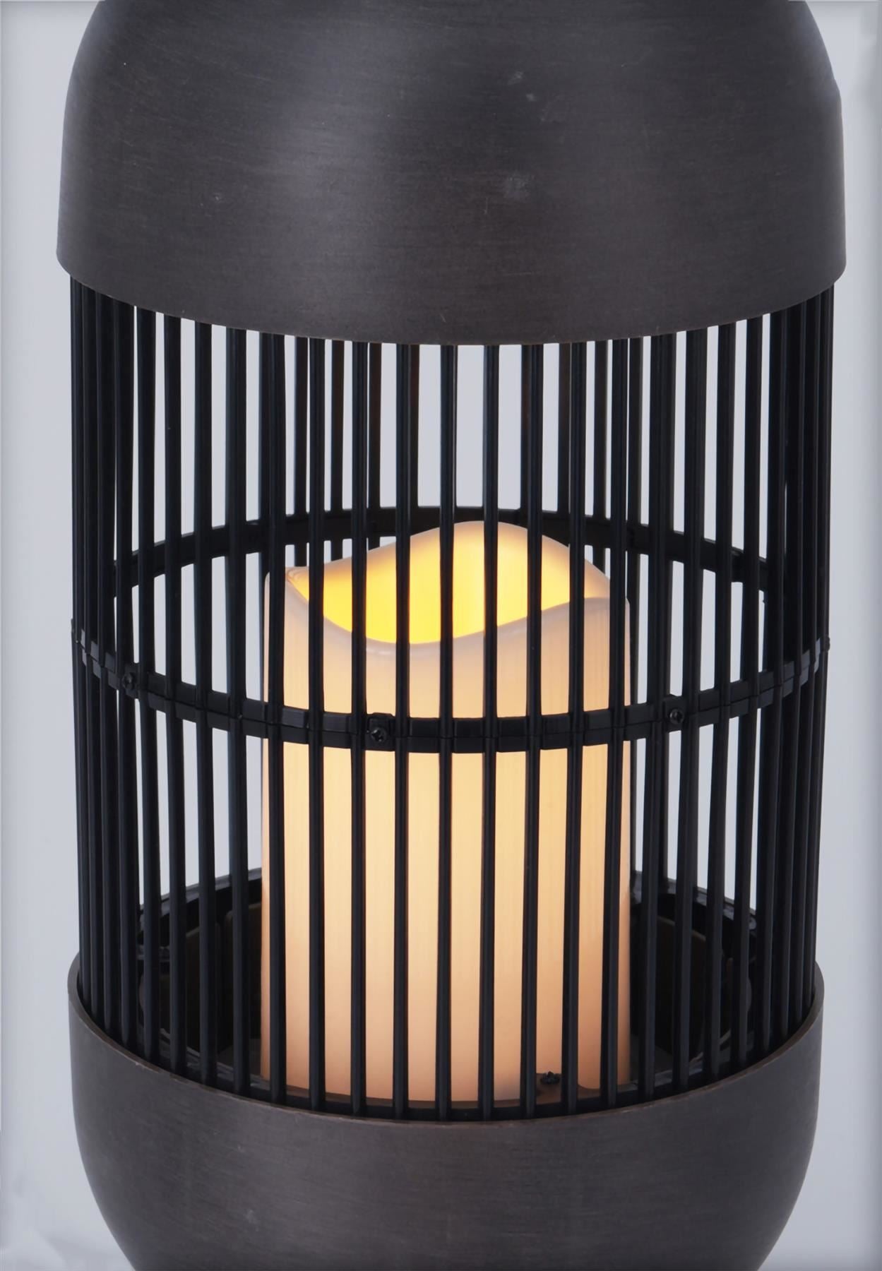 Tall Solar Outdoor Waterproof Candle Patio Light Lantern