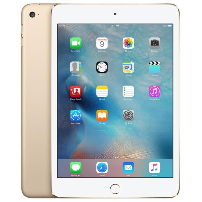 Apple iPad Mini 4 Wi-Fi Tablet 7.9" iOS 16-32-64-128GB