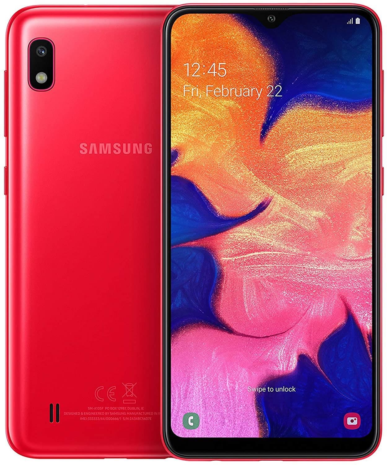 Samsung Galaxy A10 4G Smartphone Unlocked 6.2" Android 32GB