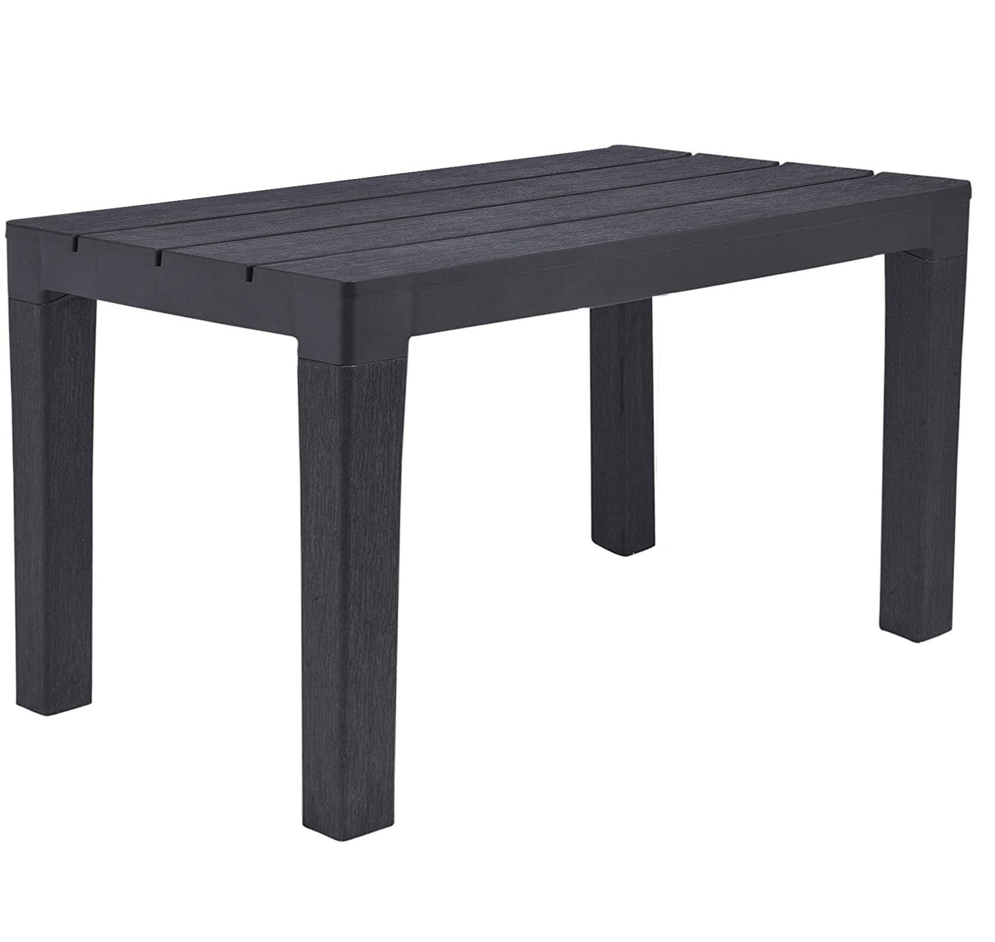 Plastic Garden Coffee Table Anthracite Outdoor Furniture